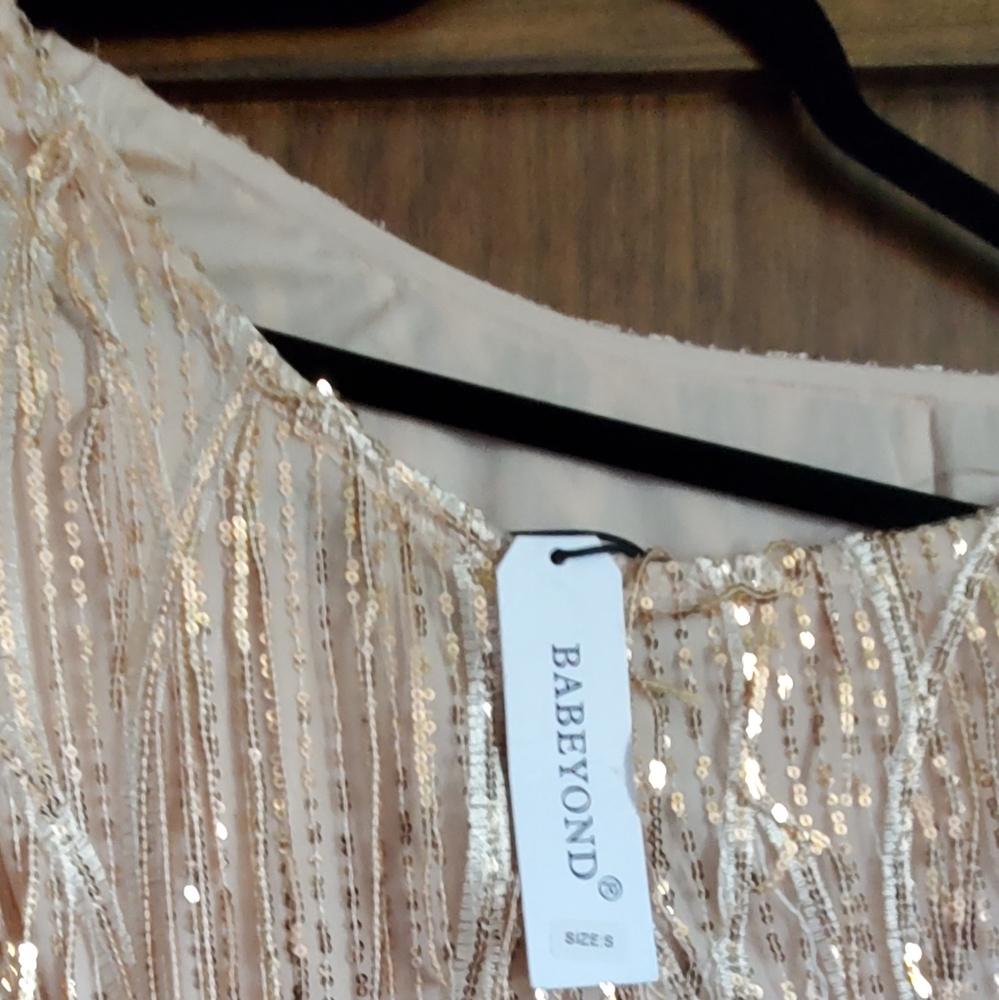 Formal dress sequined